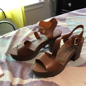 Brown heels